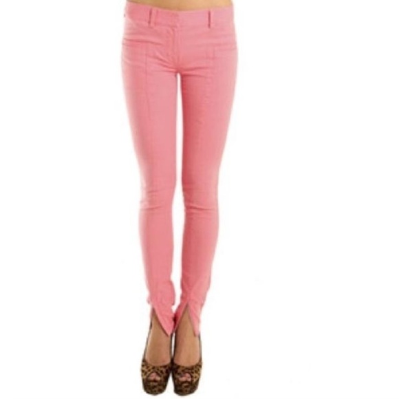 3.1 Phillip Lim Pink Cotton Trouser Pants Tall - Picture 2 of 8
